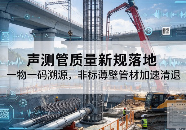 甘洛声测管质量新规落地，一物一码溯源，非标薄壁管材加速清退